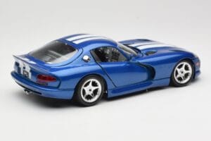 Dodge Viper GTS SR II Sininen Valkoisilla Raidoilla Bburago 1:18 3330 Metalli — kuva 3 / 8