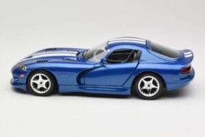 Dodge Viper GTS SR II Sininen Valkoisilla Raidoilla Bburago 1:18 3330 Metalli — kuva 4 / 8