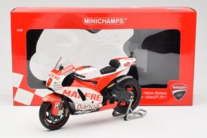 Ducati Desmosedici GP11 #8 H. Barbera Ducati MotoGP Team MotoGP 2011 Minichamps 1:12 123110008 Metalli — kuva 6 / 6