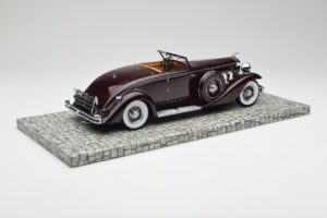 Duesenberg SJN Convertible Coupe Viininpunainen Minichamps 1:18 107150331 Metalli — kuva 5 / 6