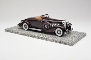 Duesenberg SJN Convertible Coupe Viininpunainen Minichamps 1:18 107150331 Metalli — kuva 6 / 6