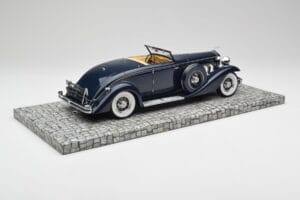 Duesenberg SJN Convertible Coupe Midnight Blue Minichamps 1:18 107150332 Metalli — kuva 2 / 6