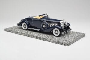 Duesenberg SJN Convertible Coupe Midnight Blue Minichamps 1:18 107150332 Metalli — kuva 4 / 6