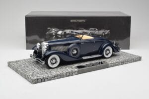 Duesenberg SJN Convertible Coupe Midnight Blue Minichamps 1:18 107150332 Metalli — kuva 6 / 6