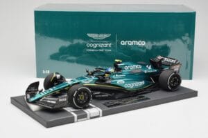 Aston Martin AMR23 #14 F. Alonso 3rd Place Saudi Arabian GP 2023 Minichamps 1:18 117230214 Metalli — kuva 7 / 7