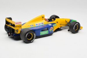 Benetton B191 #19 M. Schumacher F1 1991 Minichamps 1:18 100910119 Metalli — kuva 2 / 6