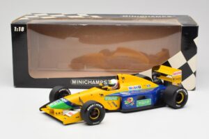 Benetton B191 #19 M. Schumacher F1 1991 Minichamps 1:18 100910119 Metalli — kuva 6 / 6