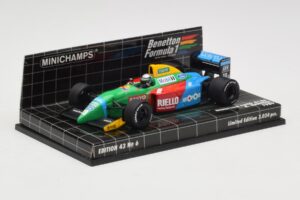 Benetton Ford B188 #19 A. Nannini Race Car 1988 Minichamps 1:43 400890119 Metalli — kuva 2 / 4