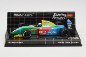 Benetton Ford B188 #19 A. Nannini Race Car 1988 Minichamps 1:43 400890119 Metalli