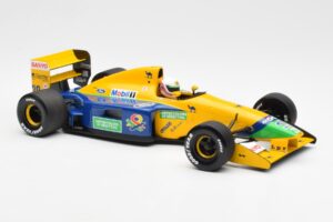 Benetton Ford B191B #20 M. Brundle F1 Early Season 1992 Minichamps 1:18 100920120 Metalli — kuva 4 / 6