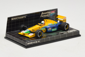 Benetton B191B Ford #20 M. Brundle Early Season F1 1992 Minichamps 1:43 400920120 Metalli — kuva 2 / 5