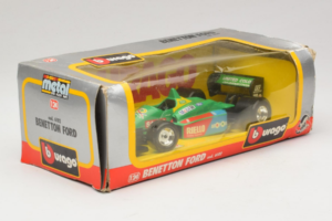 Benetton B190 Ford #20 N. Piquet F1 1990 Bburago 1:24 6102 Metalli — kuva 2 / 3