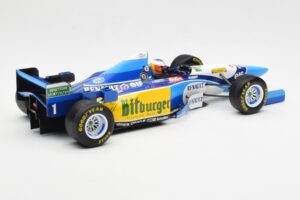 Benetton B195 Renault #1 M. Schumacher Winner Japanese GP 1995 Minichamps 1:18 510953401 Metalli — kuva 2 / 6