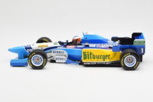 Benetton B195 Renault #1 M. Schumacher Winner Japanese GP 1995 Minichamps 1:18 510953401 Metalli — kuva 3 / 6