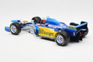 Benetton B195 Renault #1 M. Schumacher Winner Japanese GP 1995 Minichamps 1:18 510953401 Metalli — kuva 5 / 6