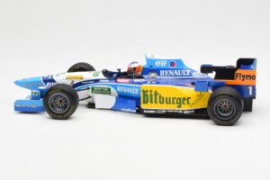 Benetton B195 Renault #1 M. Schumacher Canadian GP 1995 Minichamps 1:18 510950601 Metalli — kuva 3 / 6