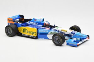 Benetton B195 Renault #1 M. Schumacher Canadian GP 1995 Minichamps 1:18 510950601 Metalli — kuva 4 / 6