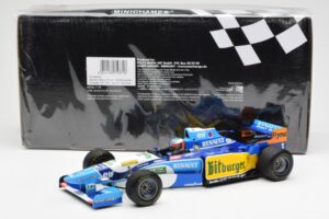 Benetton B195 Renault #1 M. Schumacher Canadian GP 1995 Minichamps 1:18 510950601 Metalli — kuva 6 / 6