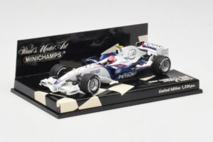 BMW Sauber F1.08 #4 R. Kubica Showcar 2008 Minichamps 1:43 400080084 Metalli — kuva 2 / 5