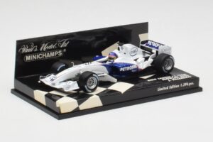 BMW Sauber F1.06 J. Villeneuve Showcar F1 2006 Minichamps 1:43 400060087 Metalli — kuva 3 / 5