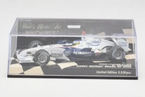BMW Sauber F1.06 #16 N. Heidfeld Brazilian GP 2006 Minichamps 1:43 400060316 Metalli — kuva 5 / 5