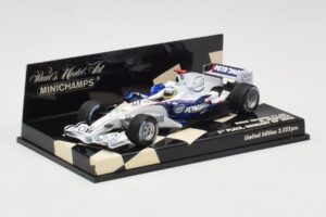 BMW Sauber F1.06 #10 N. Heidfeld Hungarian GP 3rd Place 2006 Minichamps 1:43 400060116 Metalli — kuva 2 / 5