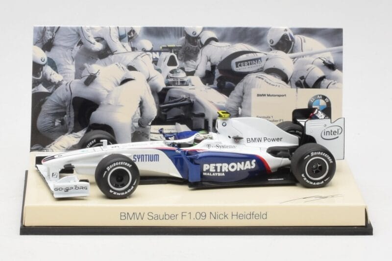 BMW Sauber F1.09 #6 N. Heidfeld F1 2009 v2 Minichamps 1:43 80422155795 Metalli