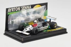 Brabham BMW BT52B A. Senna Test Car Paul Ricard 14 November 1983 Minichamps 1:43 540834399 Metalli — kuva 2 / 5