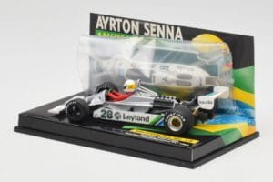 Brabham BMW BT52B A. Senna Test Car Paul Ricard 14 November 1983 Minichamps 1:43 540834399 Metalli — kuva 3 / 5