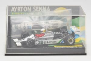 Brabham BMW BT52B A. Senna Test Car Paul Ricard 14 November 1983 Minichamps 1:43 540834399 Metalli — kuva 5 / 5