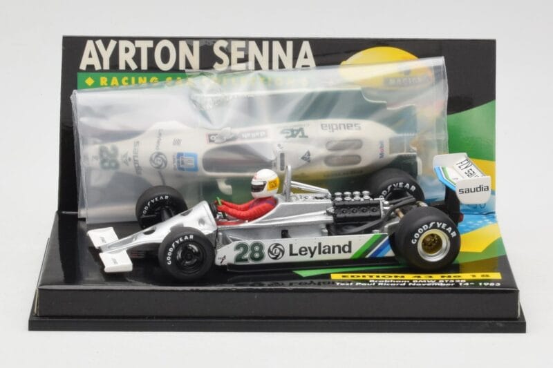 Brabham BMW BT52B A. Senna Test Car Paul Ricard 14 November 1983 Minichamps 1:43 540834399 Metalli