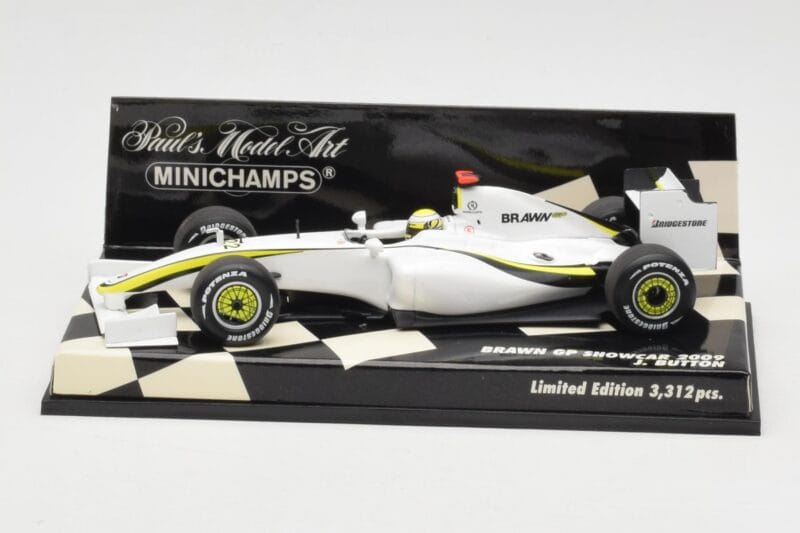 Brawn GP Mercedes BGP001 #22 J. Button Showcar 2009 Minichamps 1:43 400090092 Metalli