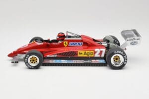 Ferrari 126C2 #27 G. Villeneuve GP Belgium 1982 MCG 1:18 MCG18629F Metalli — kuva 3 / 6