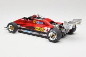 Ferrari 126C2 #27 G. Villeneuve GP Belgium 1982 MCG 1:18 MCG18629F Metalli — kuva 5 / 6