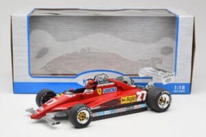 Ferrari 126C2 #27 G. Villeneuve GP Belgium 1982 MCG 1:18 MCG18629F Metalli — kuva 6 / 6
