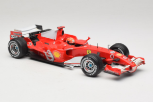 Ferrari 248 F1 #5 M. Schumacher German GP Hockenheimring 2006 Hot Wheels 1:18 J2887 Metalli — kuva 4 / 6