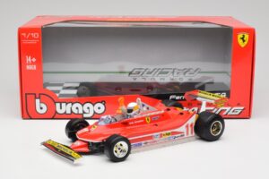 Ferrari 312T4 #11 J. Scheckter Italian Grand Prix F1 World Champion 1979 Bburago 1:18 18-16814-18-01544 Metalli — kuva 6 / 6