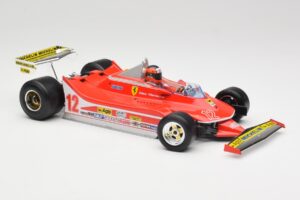 Ferrari 312T4 #12 G. Villeneuve South African Grand Prix 1979 Bburago 1:18 18-16814 Metalli — kuva 4 / 6