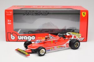 Ferrari 312T4 #12 G. Villeneuve South African Grand Prix 1979 Bburago 1:18 18-16814 Metalli — kuva 6 / 6