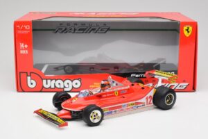 Ferrari 312T4 #12 G. Villeneuve United States Grand Prix East Winner 1979 Bburago 1:18 18-16814-18-01546 Metalli — kuva 6 / 6