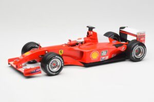 Ferrari F2001 #1 M. Schumacher F1 World Champion 2001 Punainen Hot Wheels 1:18 50202 Metalli
