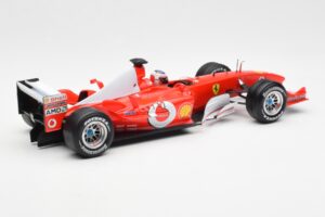 Ferrari F2003-GA #2 R. Barrichello F1 2003 Hot Wheels 1:18 B1024 Metalli — kuva 2 / 6