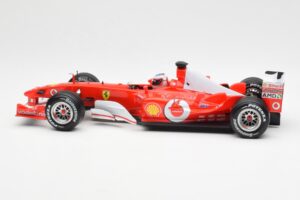 Ferrari F2003-GA #2 R. Barrichello F1 2003 Hot Wheels 1:18 B1024 Metalli — kuva 3 / 6