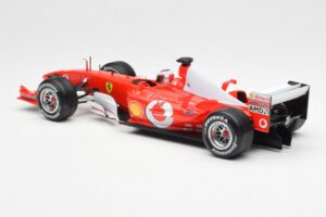 Ferrari F2003-GA #2 R. Barrichello F1 2003 Hot Wheels 1:18 B1024 Metalli — kuva 5 / 6