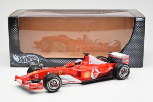 Ferrari F2003-GA #2 R. Barrichello F1 2003 Hot Wheels 1:18 B1024 Metalli — kuva 6 / 6