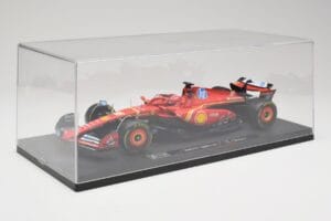 Ferrari SF-24 #16 C. Leclerc Emilia Romagna Grand Prix 2024 Bburago 1:18 18-16821-L-IMOLA-SHOWCASE Metalli — kuva 6 / 7