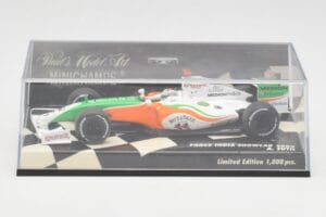 Force India Mercedes VJM02 #20 A. Sutil Showcar 2009 Minichamps 1:43 400090090 Metalli — kuva 5 / 5
