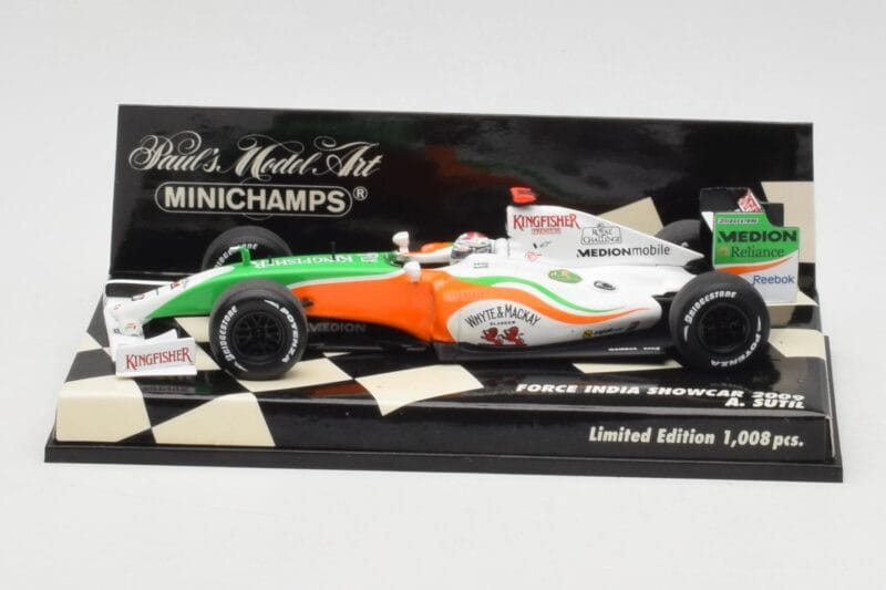Force India Mercedes VJM02 #20 A. Sutil Showcar 2009 Minichamps 1:43 400090090 Metalli