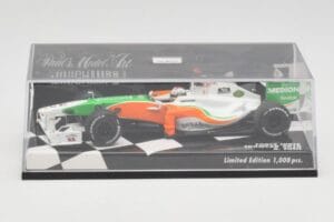 Force India Mercedes VJM03 #14 A. Sutil Showcar 2010 Minichamps 1:43 400100084 Metalli — kuva 5 / 5