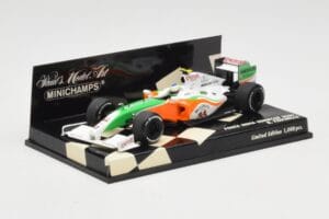 Force India Mercedes VJM02 #21 G. Fisichella Showcar 2009 Minichamps 1:43 400090091 Metalli — kuva 2 / 5